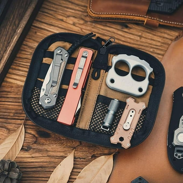 VIPERADE VE10 Tool Pouch EDC Pocket Organizer for Men Small EDC Organizer Pouch with 7 Pockets EDC Pouch Organizer Utility Pouch for Multitools Nylon Compact Organizer Walmart
