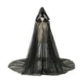 thumbnail image 2 of Capa con Capucha Sunnimix Nupcial Halloween Tul Negro, 2 of 8