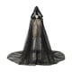 thumbnail image 2 of Capa de tul con capucha para mujer, vestido de novia con cola larga, traje de escenario Negro, 2 of 9