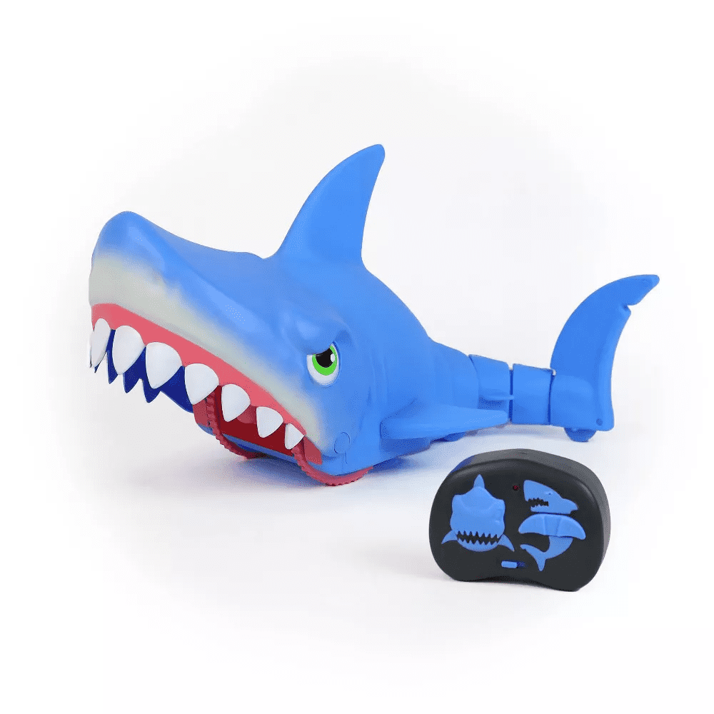 Skyrocket 15.00 x 8.00 x 9.00 Inches Mega Chomp Remote Control Shark Toys, Blue