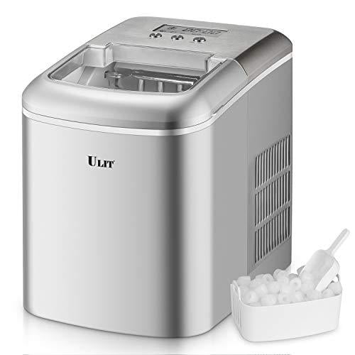 R.W.FLAME Ice Maker Machine for Compact & Portable Ice Makers Make 26 Lbs Ice in 24 hrs,Ice Cube Ready in 6-8 Mins for Home/Kitchen/Office - Walmart.com