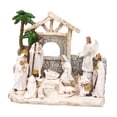 thumbnail image 3 of Figuras religiosas del Nacimiento de Jesús para escritorio, estilo vintage, de resina. Figuras familiares del Nacimiento, ideales como regalo para, 3 of 10
