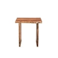 thumbnail image 5 of Taran Designs Live Edge Solid Wood Top/leg End Table in Brown, 5 of 6