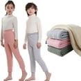 thumbnail image 4 of YTDSCS Youth Baby Boys' Girls Compression Leggings Kids Sports Tights Toddler Fleece Lined Thermal Base Layer Pants for Fall Winter 1-17 Years Old, 4 of 9