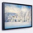 thumbnail image 1 of Designart - White Winter Mountain Landscape - Photography Framed Canvas Art Print, 1 of 4