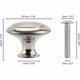 thumbnail image 4 of Furniture Knob Kitchen Cabinet Handles Stainless Steel Doors Cup Decoration Door Cabinet Cupboard Drawer Cupboard(20PCS), 4 of 4
