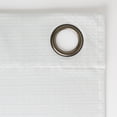 thumbnail image 4 of Sun Zero Bryant 2-Piece Textured Thermal Insulated 100% Blackout  Grommet Top Curtain Panel, White, 37.0”W x 108"L, 4 of 9