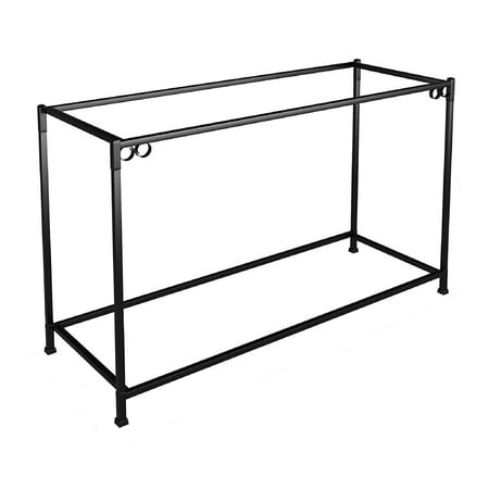 UPC: 0711085453451 | Caitec TitanEze 75 Gallon Powder Coated  Square Steel Tubing Tank Stand  Black