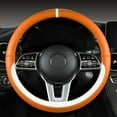thumbnail image 1 of EGNMCR Car Steering Wheel Cover Protector Without Inner Ring Non-slip Bottom Cloth Four Seasons General Purpose Handle Set Spelling Color Steering wheel, 1 of 9