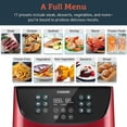 thumbnail image 3 of COSORI Air Fryer 5.8QT Oil-Free XL Electric Hot Air Fryers Oven, Programmable 11-in-1 Cooker with Preheat & Shake Reminder, Equipped Digital Touchscreen and Nonstick Basket, 100 Recipes, Red, 3 of 7