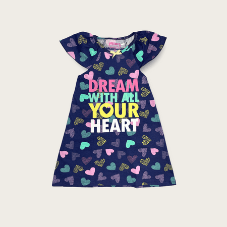 

Girls Patriot Blue Heart Sleepwear