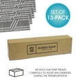 thumbnail image 6 of Carpet Stair Treads for Wooden Steps - Indoor Staircase Step Treads with Thick Carpet & Pattern Design, 9'' x 28'', Gray & White, Pack of 13, 6 of 7