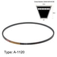 thumbnail image 2 of Uxcell A-1120 V-Belts Drive Belt 1120mm Inner Girth Rubber for Power Transmission 2 Pack, 2 of 6
