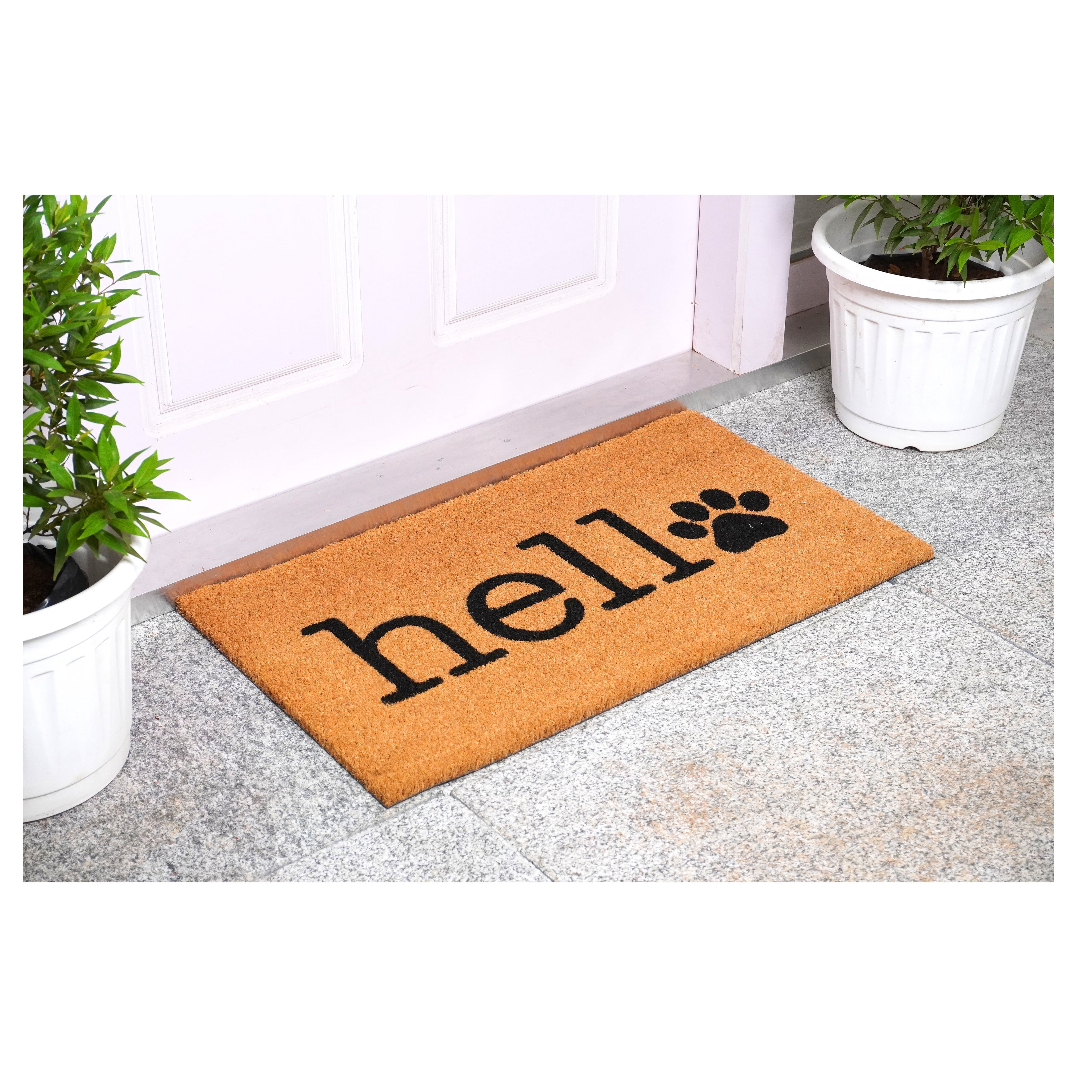 Calloway Mills 107893672 Hello Paw Doormat, 36 x 72 in.