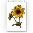 thumbnail image 2 of Prairie Sunflower, Icon (36x54 Giclee Gallery Art Print, Vivid Textured Wall Decor), 2 of 3