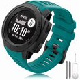 thumbnail image 1 of Chenchen Compatible Garmin Instinct Strap, Silicone Band 22mm Bracelet Replacement Watch Strap for Garmin Instinct Sports GPS Smart Watch with Adapter Tools, 1 of 1