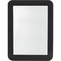 ACDANC 1 Pack Magnetic Locker Mirror 5" x 7" - For School Locker Household Refrigerator Locker Accessory or Office Cabinet - Black