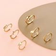 thumbnail image 3 of Trayknick 6Pcs Toe Rings Heart Opening Jewelry Adjustable Bright Luster Toe Rings for Beach, 3 of 13