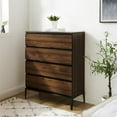 thumbnail image 2 of Elroy Commode Urbaine 4 Tiroirs 36 Pouces en Noyer Foncé, 2 of 5