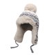 thumbnail image 1 of Gorro de punto de invierno para mujer, con orejeras, forro polar cálido, gorros de calavera, orejeras, gorros de nieve, gris, 1 of 3