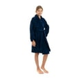 thumbnail image 3 of BC BARE COTTON Bare Cotton Kids Microfiber Fleece Shawl Robe - Girls - Navy Blue - XLarge, 3 of 5