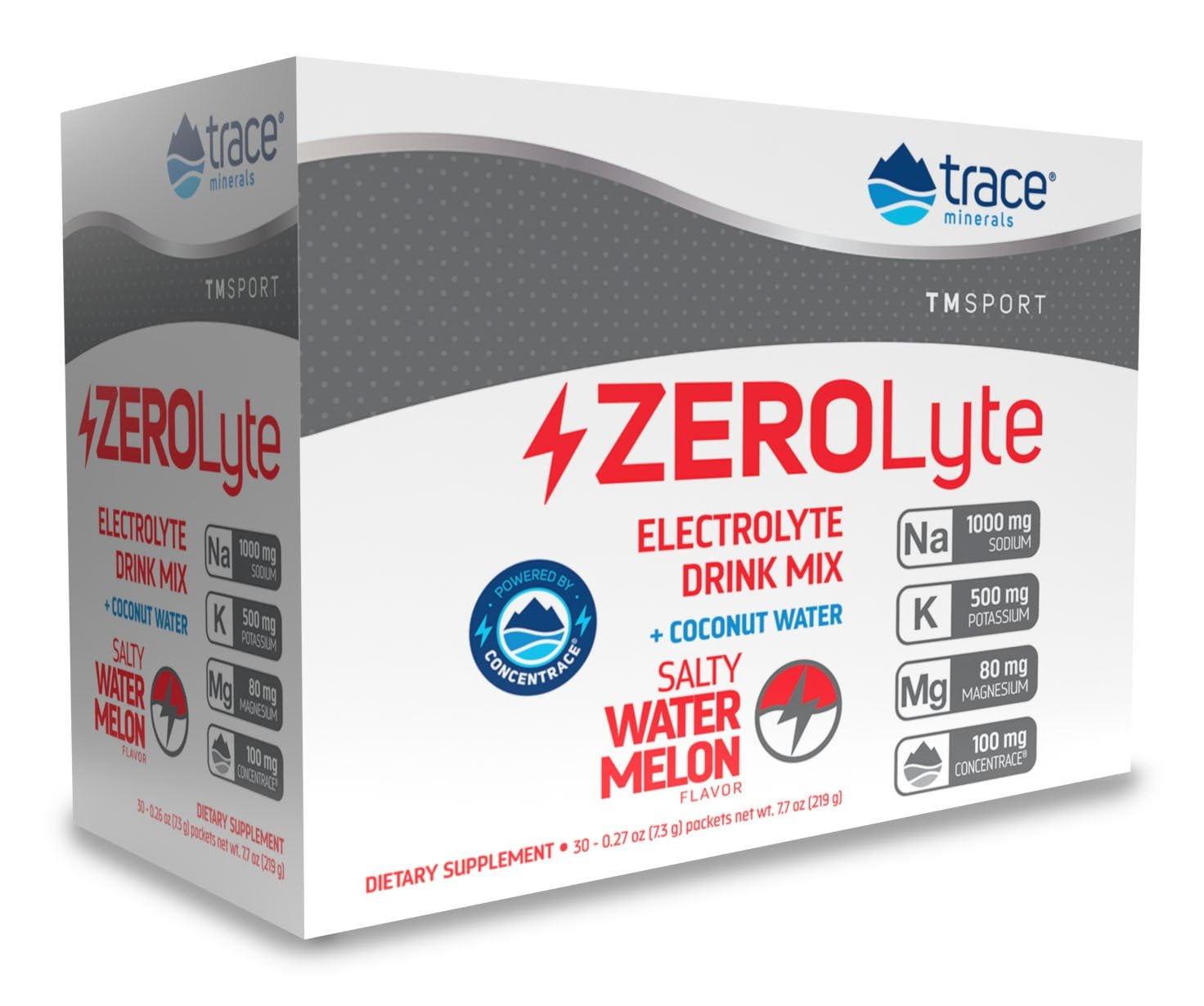 Trace Minerals TMSPORTZeroLyteElectrolyte Drink Mix + Coconut Water