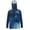 Blue Palm Tree Print, variant on Bulopur Palm Tree Men’s UPF 50  Sun Protection Hoodie Shirt Long Sleeve Fishing Rash Guard with Breathable Face Mask Quick Dry Lightweight UV Top