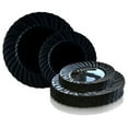 thumbnail image 5 of Smarty 9" Black Classic Flair Disposable Plastic Buffet Plates 180ct, 5 of 8