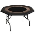 thumbnail image 1 of Table octogonale avec contour de bois, 1 of 2