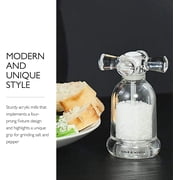 Cole & Mason Stainless Steel Acrylic Salt and Pepper Mill Set