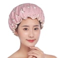 thumbnail image 3 of 1 pack de Bonnets de Bain Imperméables à double Couche pour Femmes, 3 of 3