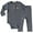 B# Navy Stripe, variant on HWJAD Newborn Baby Girl Boy Clothes Knitted Rayon Long Sleeve Romper Long Pants Stripe Fall Winter Outfits Set