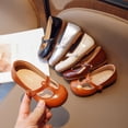 thumbnail image 3 of Zapatos de cuero de suela blanda para niña de otoño, zapatos de princesa de moda, zapatos de una sola capa de estilo universitario para niños, de moda, 3 of 6