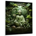 thumbnail image 2 of Designart "Bodhi Tree in Green Buddhism II" Buddhism Metal Art Print, 2 of 5