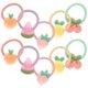 thumbnail image 4 of 10PCS Cute Cartoon Fruit Hair Ties Elastic Ponytail Holders Festival Style Design, 4 of 4