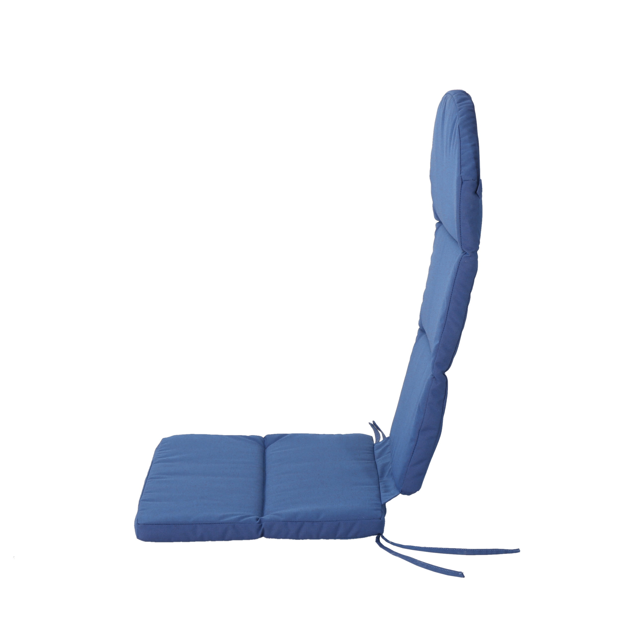 GDF Studio Cartagena Outdoor Water Resistant Fabric Adirondack Chair Cushion, Navy Blue