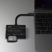 3-in-1 XQD Card Reader High-Speed USB 3.0 Universal Type-C to XQD/SD Card Reader for Computer Expansion Headers