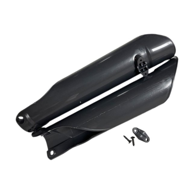 2 protectores de amortiguador Zulema para motocicleta suspensión de horquilla delantera Gris