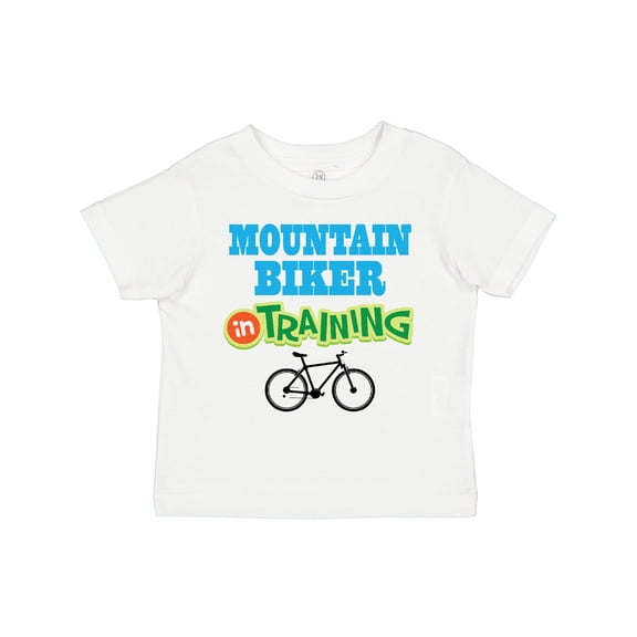 Inktastic Mountain Biker in Training Boys or Girls Toddler T-Shirt
