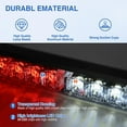 thumbnail image 6 of Nilight 24LED Emergency Strobe Traffic Advisor Light Bar 2 in 1 Red White Dash Warning Safety Flashing Lights Front/Rear Windshield Construction Lights for Trucks Cars, 6 of 8