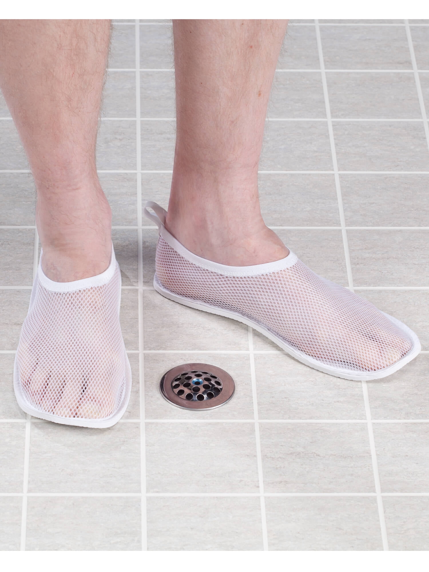 mesh shower slippers