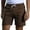 Brown, variant on asjyhkr Mens Cotton Linen Shorts Summer Dress Shorts Drawstring Elastic Waist Casual Business Work Shorts