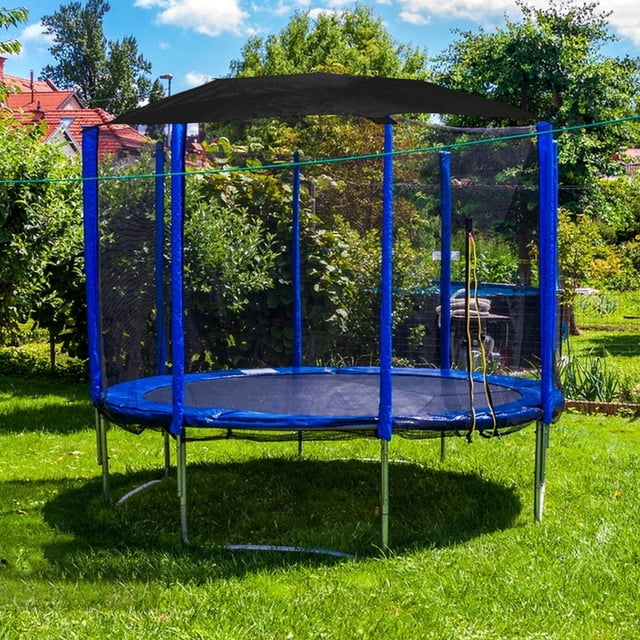 Tapa superior del trampolín, cubierta de lluvia de toldo, cubierta de carpa de trampolín, cubierta de sombra, dosel de trampolín al aire libre para 6