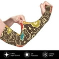 thumbnail image 3 of Lsque Robot and Monsters Cooling Arm Sleeves for Men & Women -Compression Sleeves to Cover Arms for Working,Sun Sleeves for UV Protection,Breathable, Moisture-Wicking, 3 of 8