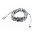 thumbnail image 2 of Type-C 10ft USB Cable for Galaxy A51, A01 Phones - Charger Cord Power Wire USB-C Long Braided Fast Charge Sync High Speed W5L for Samsung Galaxy A01 / A51, 2 of 5