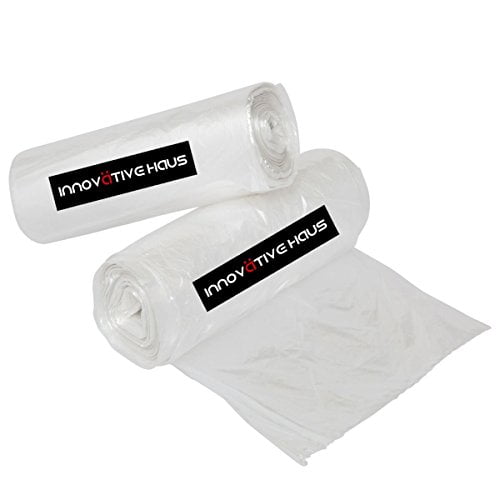 Large Tall Kitchen Wastebasket Liners Clear Strong Garbage Bags 13