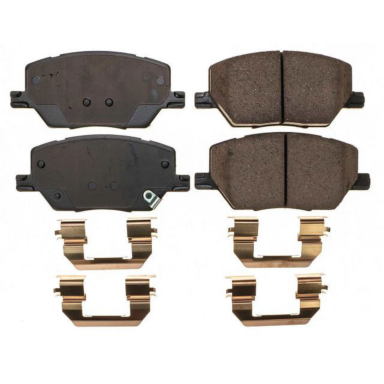 Power Stop Front Z17 Evolution Ceramic Brake Pads with Hardware 17-1811N