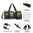 thumbnail image 4 of Fuzoiu Flying Parrots In Jungle Print Travel Bag, Large Capacity Travel Bag, Sports Gym Bag, Travel Duffel Bag, Weekender Overnight Bag for Women and Man, 4 of 6