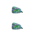 thumbnail image 2 of Minnieouse Paquete de 8 gorros de calabaza para enfermeras, servicio prolongado, Color puro, pulido opaco, banda para el sudor multifuncional, uniforme de L31 2piezas Minnieouse CBP375201, 2 of 6
