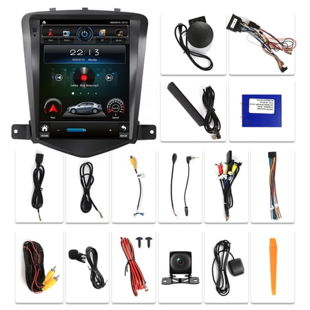 Saree 9.7" Android 15 Car Stereo for Chevy Cruze 2010-2016, Wireless CarPlay GPS Navi 4+64G, AHD Camera